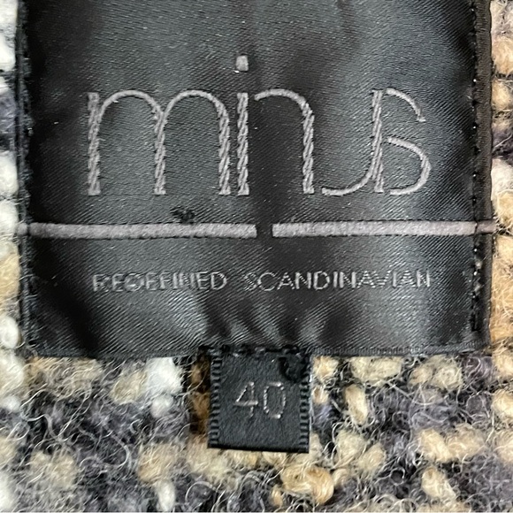 MINUS Plaid Wool-Blend Coat - Picture 5 of 8